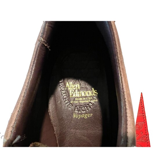 Allen Edmunds Brown Bicycle-toe Voyager Oxford Shoe 10.5 D Casual Walking Shoe main image 14